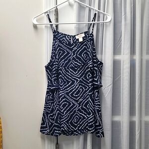LOFT flowy top with spaghetti straps